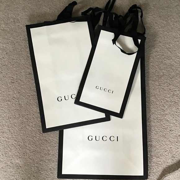 Authentic Gucci carrier bags x 3 - Picture 4 of 8